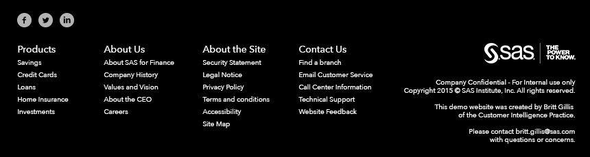 Copyright Confidential - for internal use only. Copyright 2014 SAS Institute, Inc.